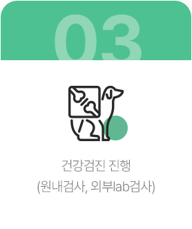 건강검진 진행 (원내검사, 외부lab검사)